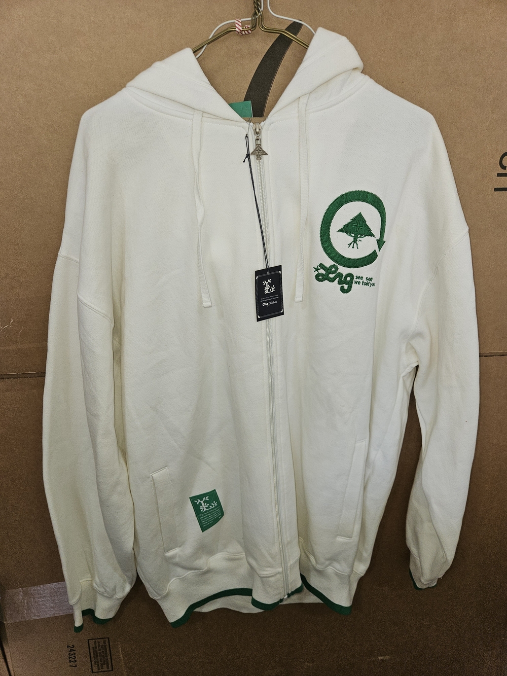 Men's Full-zip Hooded Sweatshirt LRG (Lifted Research Group). Brand New